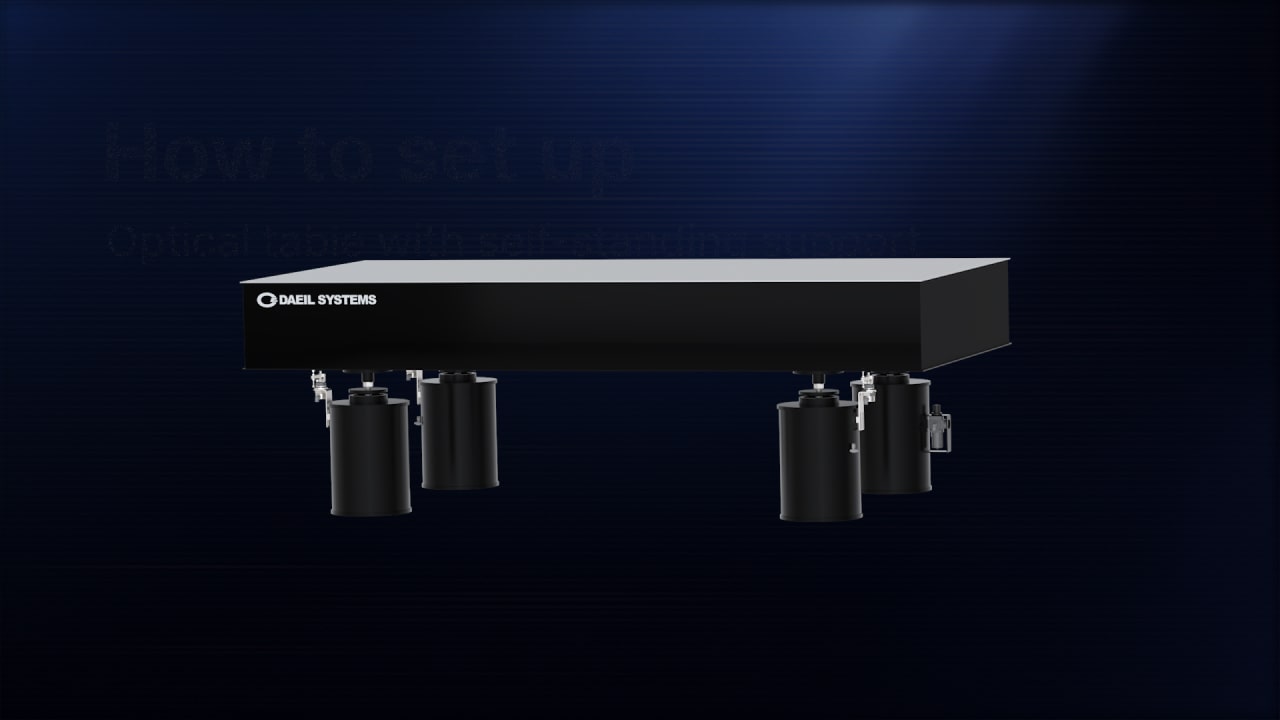 Optical table with self-stnading support thumbnail